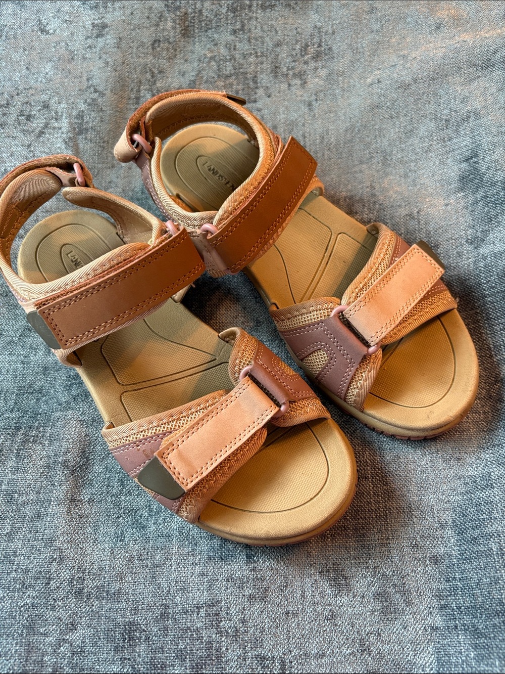Woman’s Brown Adjustable Strap Sandals